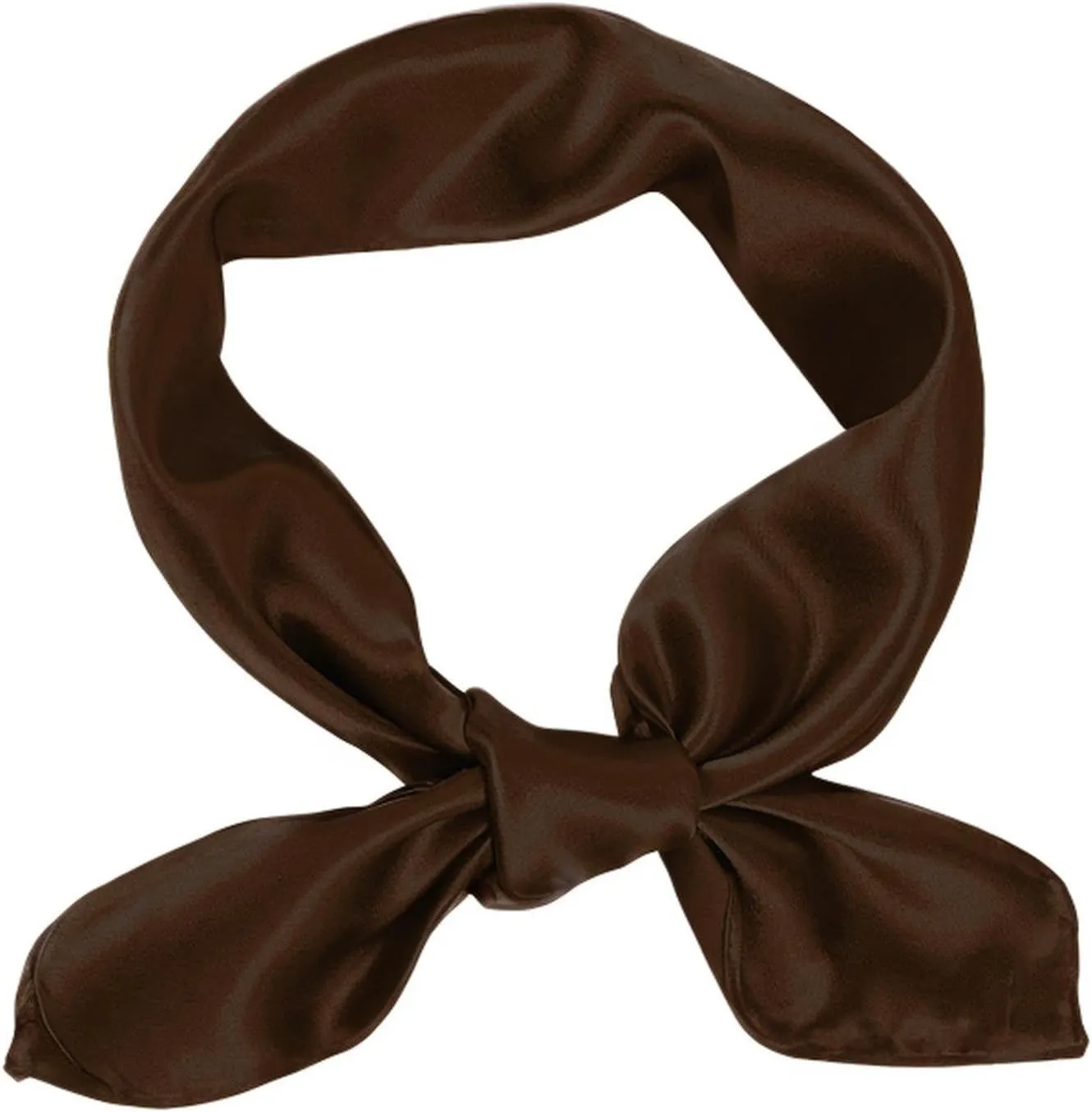 1 Piece of Square Satin Scarf Wrap Ribbon Neck Scarfs Halloween Retro Costume (23.62" x 23.62")