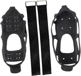 1set Anti-Slip Shoe Covers Ground-gripping Studs for Winter Hiking Climbing Outdoor Activities Lightweight Portable Ice Grippers for Snowfield Traction and Safety