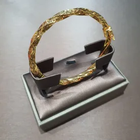 22k / 916 Gold Spiral Bangle Design by Best Gold Shop