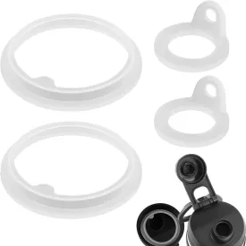 4pcs Gasket Replacement for TAKEYA Actives, Silicone Sealing Ring Gaskets Seal Parts Leak-Proof Water Bottle Lid O Ring Replacement Compatible with TAKEYA Actives All OZ (Not for TAKEYA Originals)
