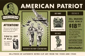 American Patriot | Retro American Clip Art