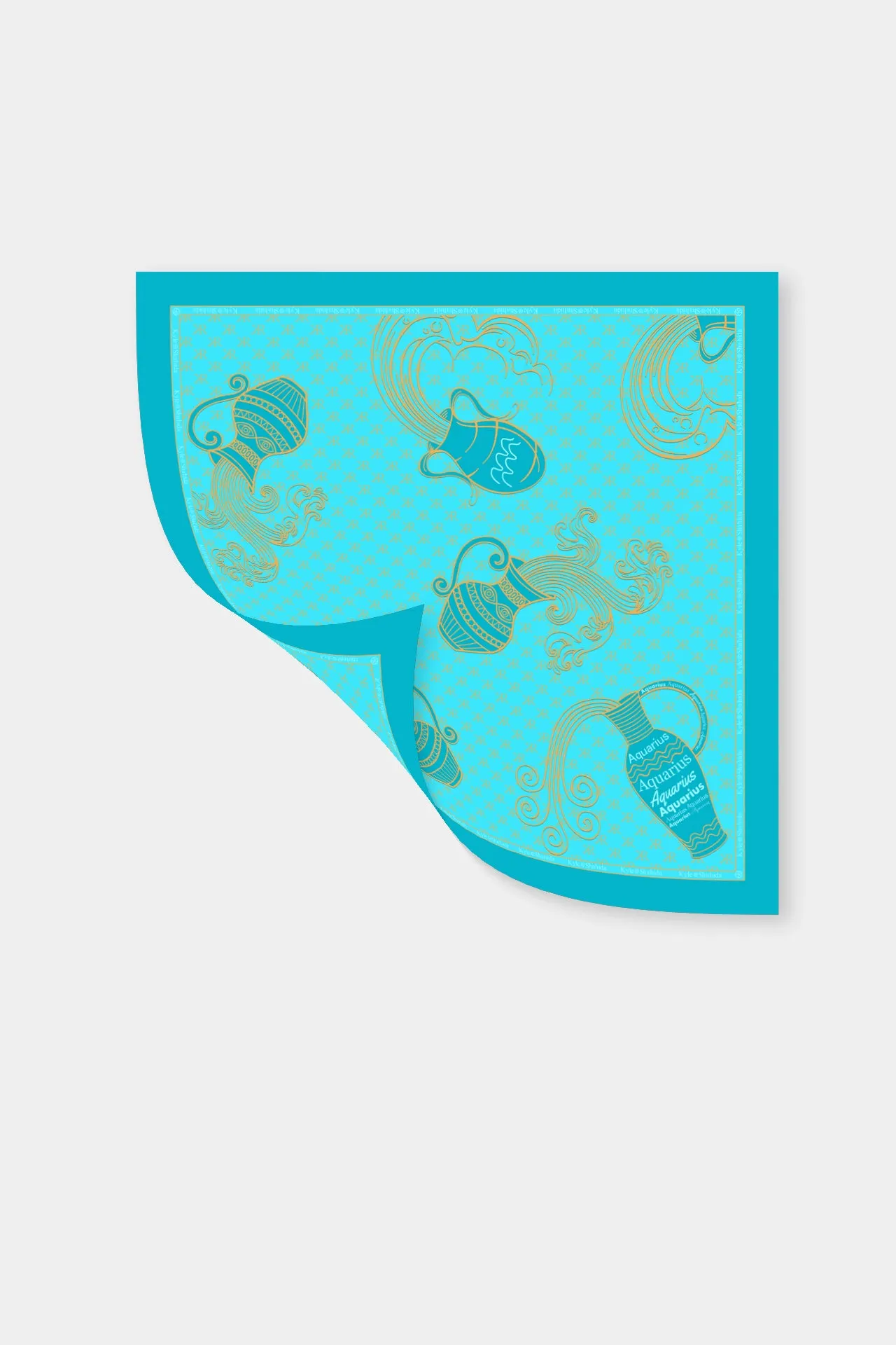 Aquarius Zodiac Sign Scarf