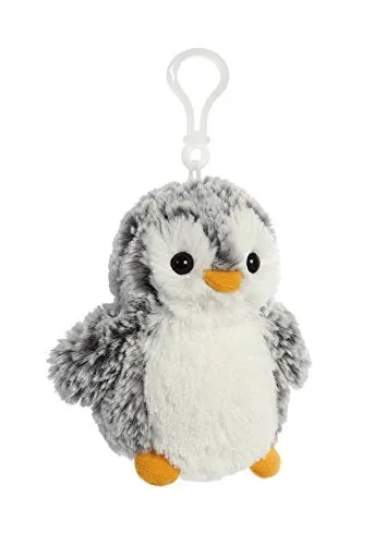 Aurora 4" Pompom Clip-On Grey