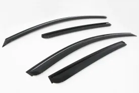 AUTOCLOVER Smoked Window Visor Deflector Sun Rain Vent Guard 4p compatible with 2012-2015 Captiva Sport