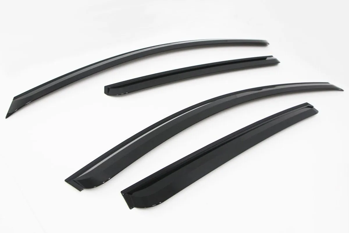 AUTOCLOVER Smoked Window Visor Deflector Sun Rain Vent Guard 4p compatible with 2012-2015 Captiva Sport