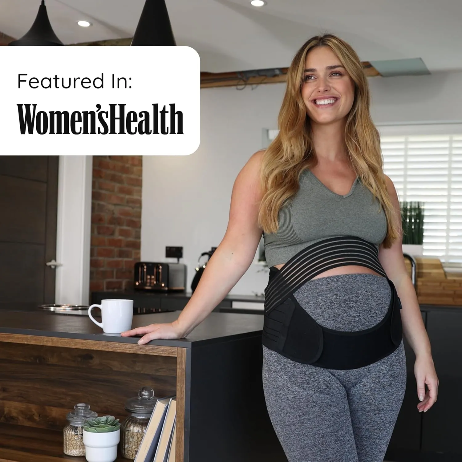 BABYGO 4 in 1 Pregnancy Support Belt Maternity & Postpartum Band - Relieve Back, Pelvic, Hip Pain, SPD & PGP | inc 40 Page Pregnancy Book for Birth Preparation, Labor & Recovery