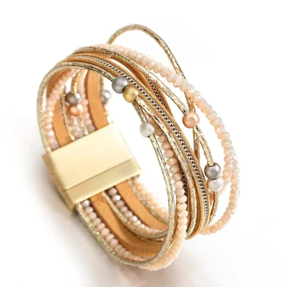 Beaded Sparkle Cuff