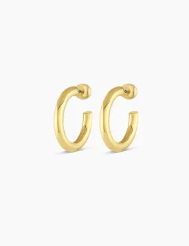 Carter Small Hoops, Gold