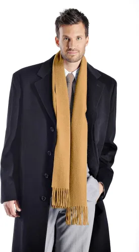 Cashmere Boutique: 100% Pure Cashmere Unisex Winter Scarf (20 Colors, Size: 12" x 60")