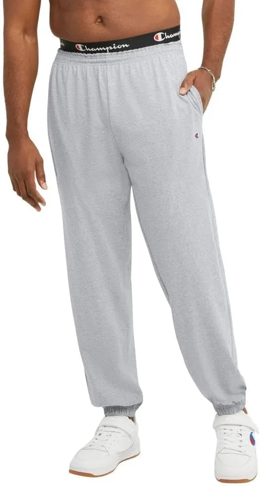 Champion Men's Pants, Everyday Cotton, Lightweight Lounge, Knit Pants for Men (Reg. Or Big & Tall)