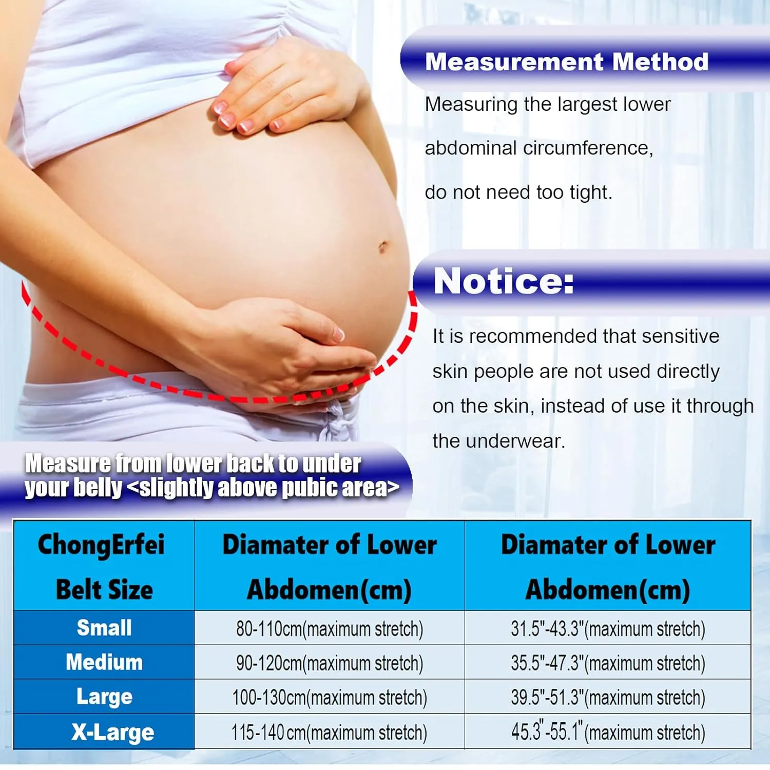ChongErfei Maternity Belt Pregnancy Belly Band 3 in 1 Maternity Support Belt for Pregnant Back/Pelvic/Hip Pain, Maternity Band Belly Support for Pregnancy (Black, XL)