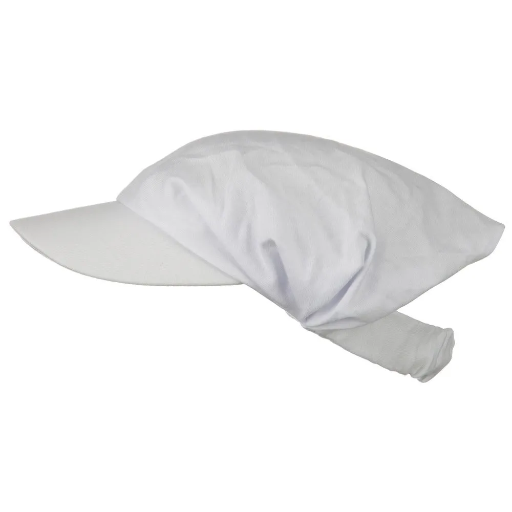 Cotton Convertible Elastic Band Visor