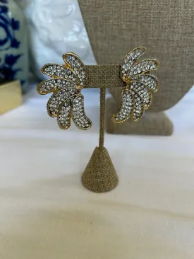 Fan Clip on Earrings