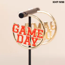 GAME DAY HOOPS - RED