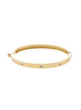 Gold Crystal Bangle