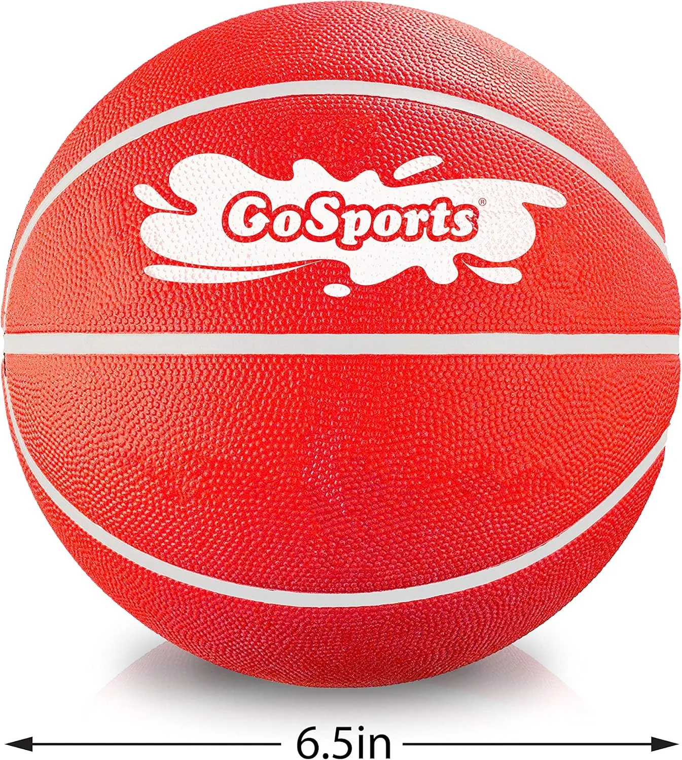 GoSports Swimming Pool Basketballs 3 Pack - Red or Blue - Great for Floating Water Basketball Hoops