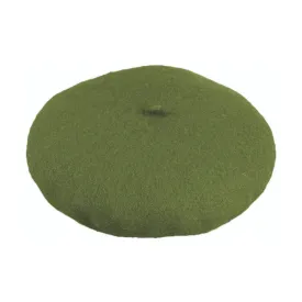 Jeanne Simmons Accessories Wool Avocado Beret (Women's)