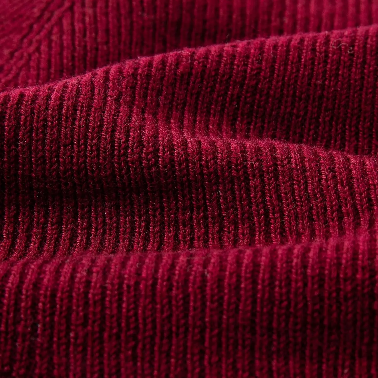 Lallier 100% Merino Wool Beanie with Fleece Lining for Men and Women, Pure Wool Ribbed Knit Warm Winter Hat with Gift Box