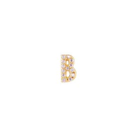 LETTER PAVE STUD - B
