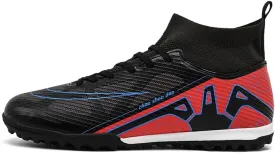 Men's Soccer Shoes High-Top Soccer Cleats Outdoor Breathable Athletic Professional Spikes Youth Boys Football Shoes Unisex Shoes Size 4.5-11