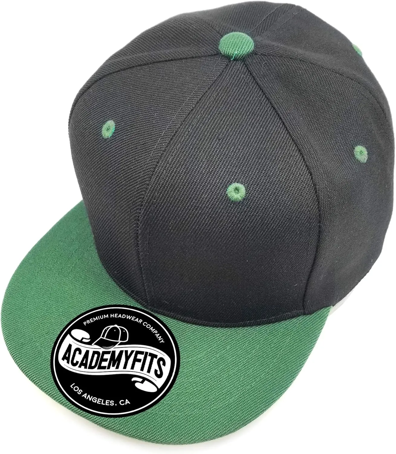 Quality 6 Panel High Crown Flat Visor Snapback Men Women Unisex Design Plain Blank Solid Hat 2 Tone Cap #1013