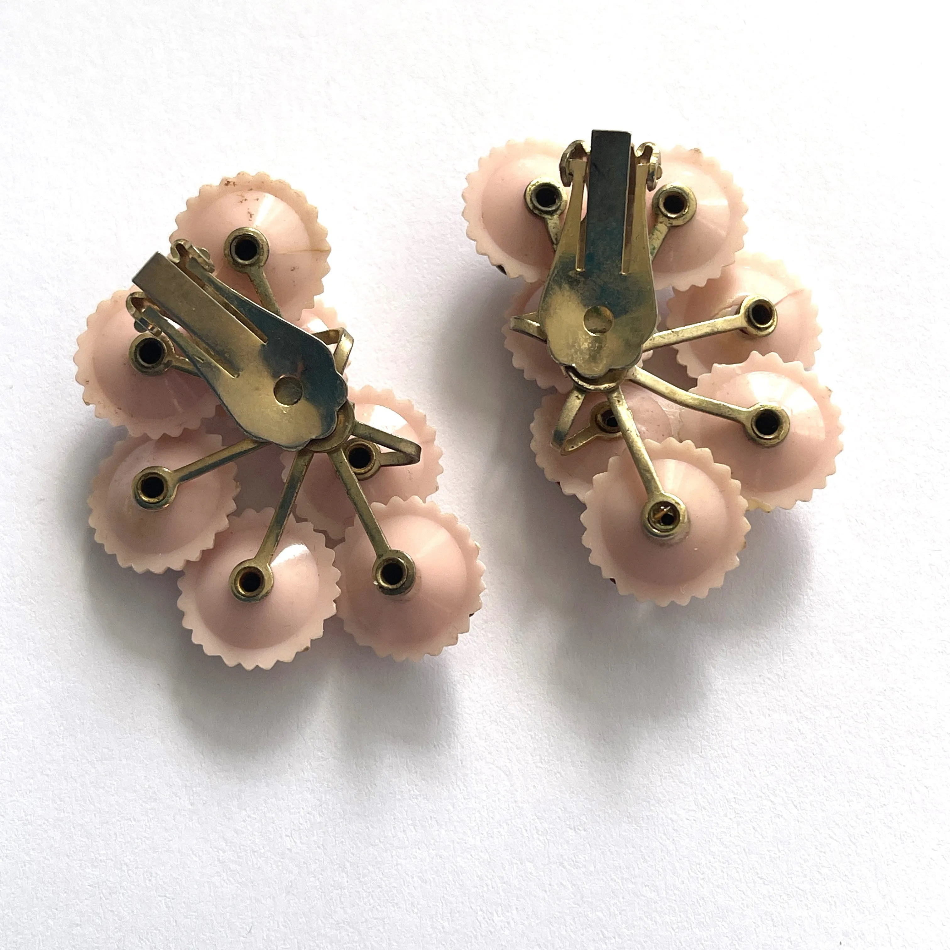 Retro 60's Fabulous Rhinestone Earrings