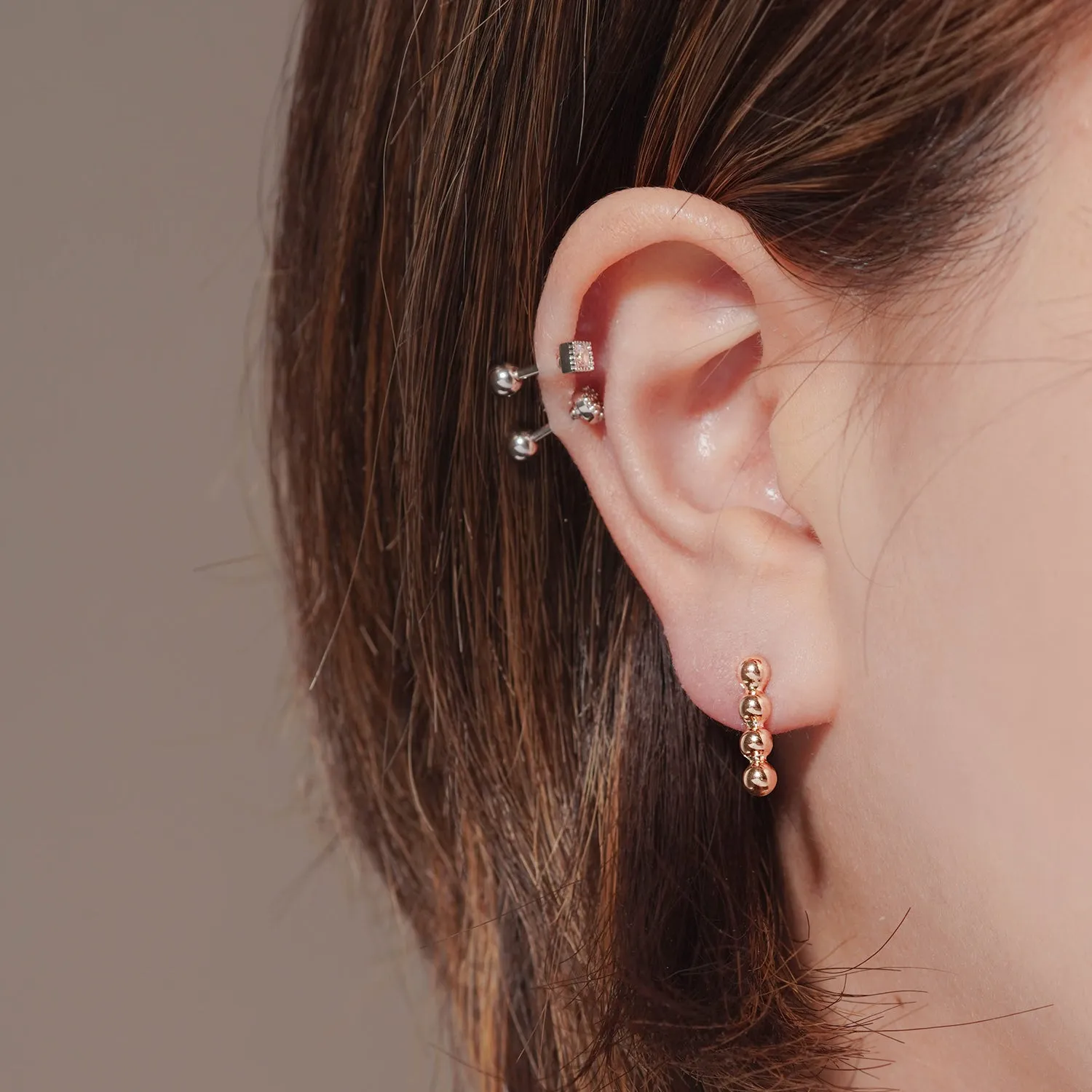Rocher Earrings SET