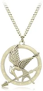 Round Hoop Hunger Games Mocking Birds Personality Symbol Necklace Animal Birds Film Television Props for Women Men