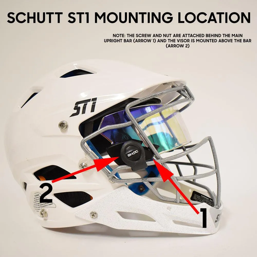 SHOC Softball Helmet Visor - Clear