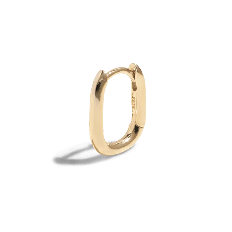 THE HARLEY MOLLY HOOP S - 18k gold vermeil