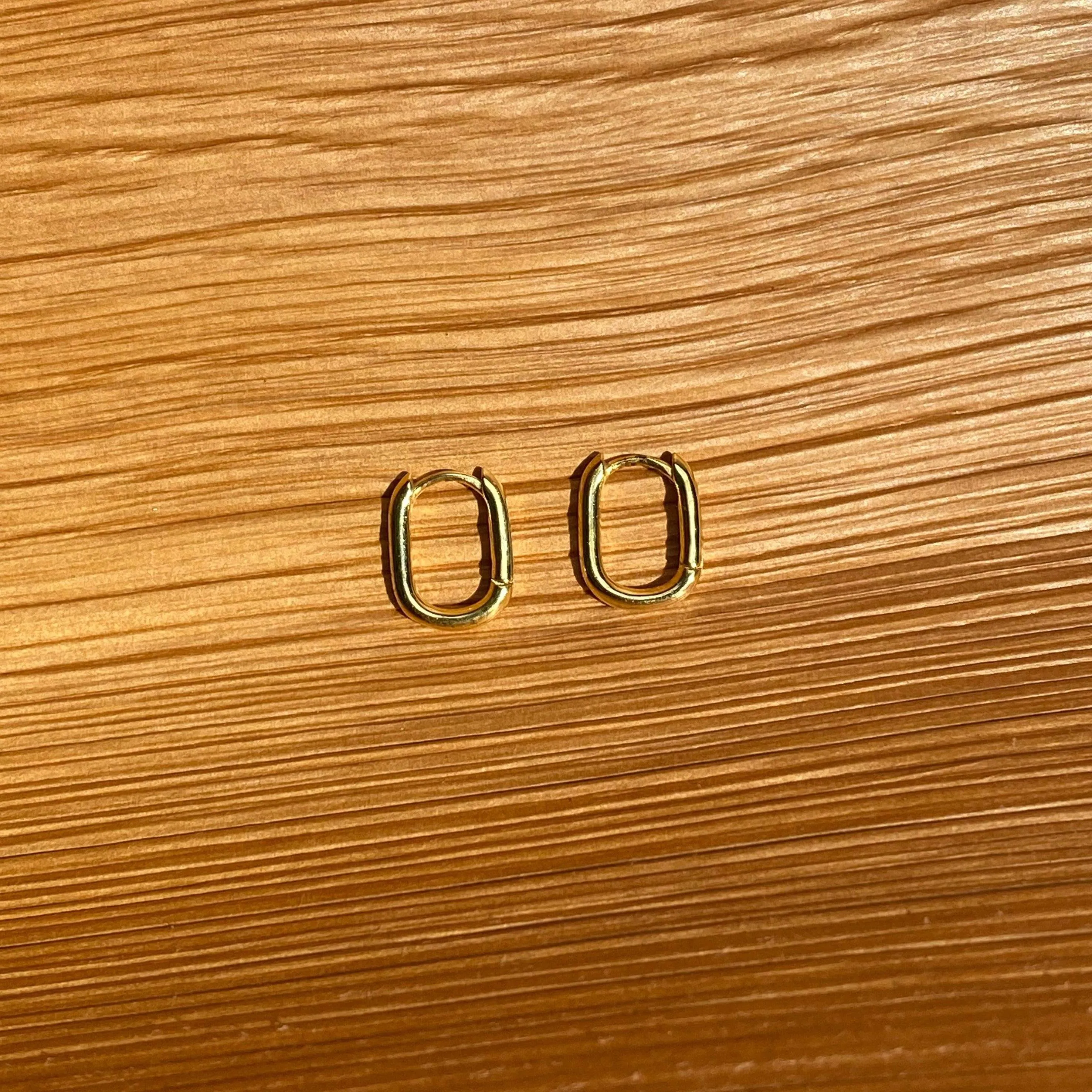 THE HARLEY MOLLY HOOP S - 18k gold vermeil