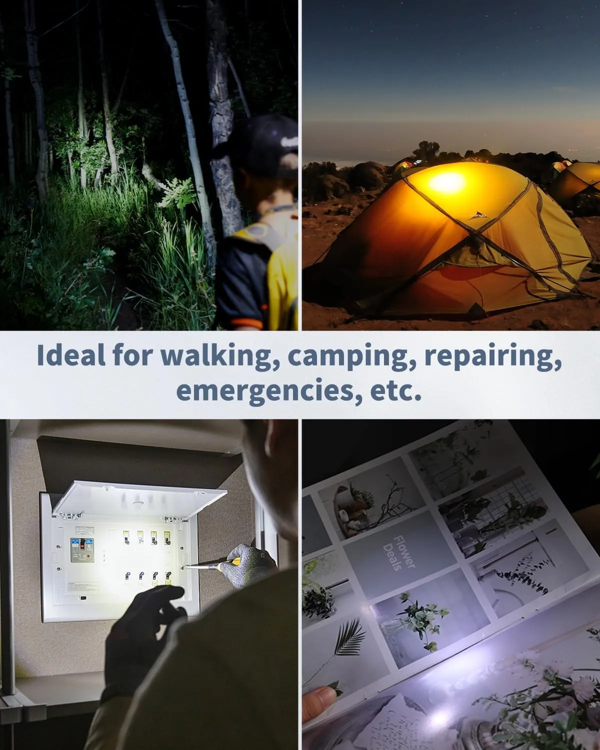 Uniclife 10 Pack LED Keychain Flashlight Mini LED Keychain Light 14 Lumen Portable Ultra Bright Battery Powered Key Ring Torch for Outdoor Camping Party Hiking and Emergency Lighting