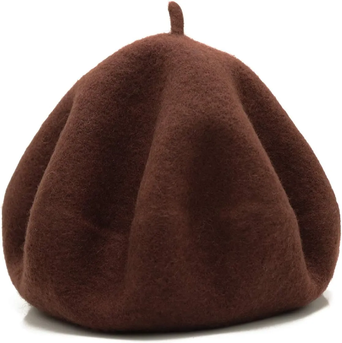 Wheebo Wool Beret Hat,Solid Color French Style Winter Warm Cap for Women Girls Lady