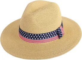Wide Brim Straw Panama Hat - Stylish Lightweight, Breathable Men's & Women's Fedoras Provide Excellent UV Protection