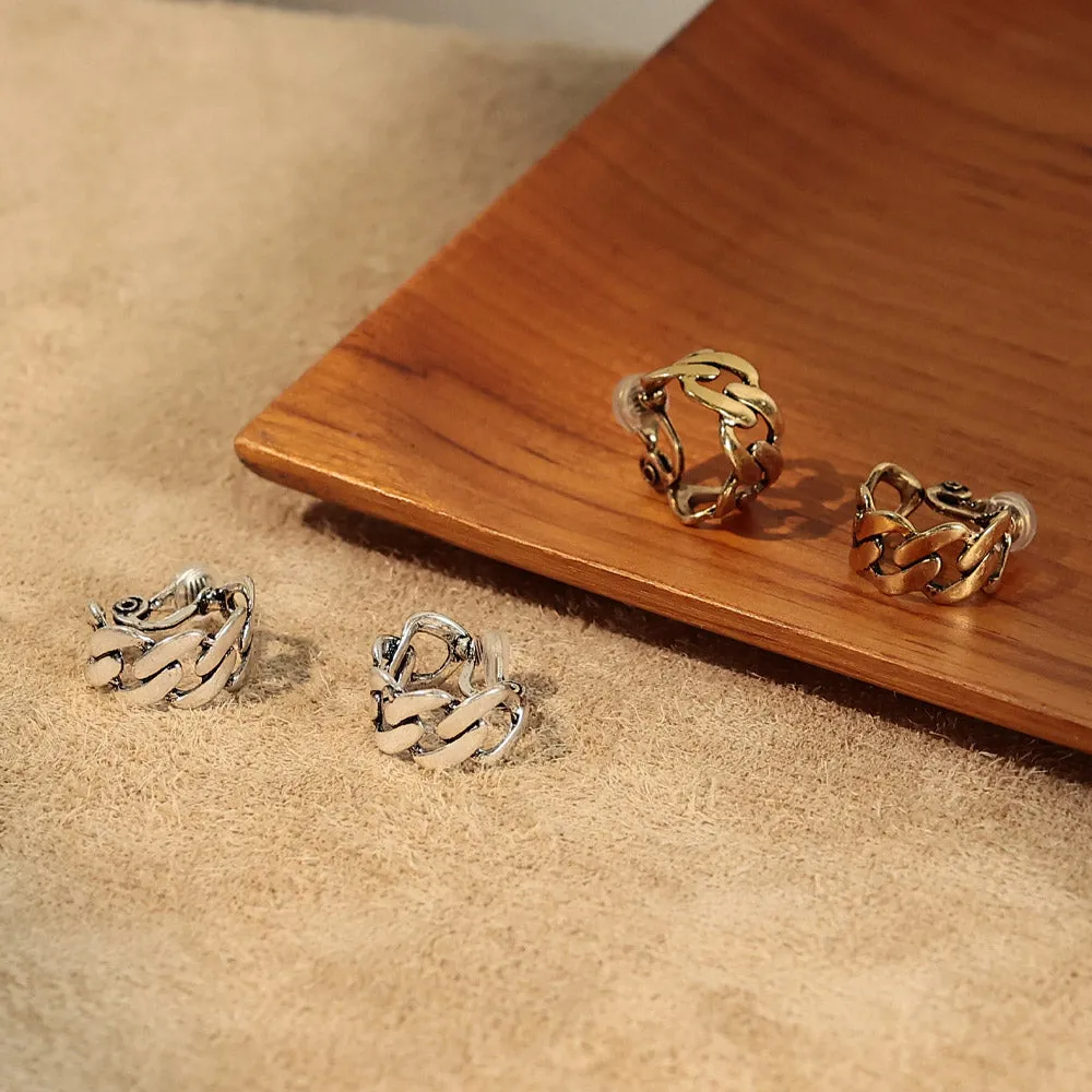 Wide Chain C Shaped Clip Ons