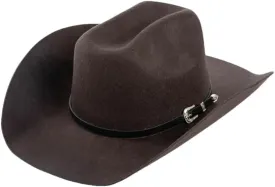 Women 100% Australia Wool Felt Cowboy Hat Unisex Wide Brim Felt Hat with PU Belt