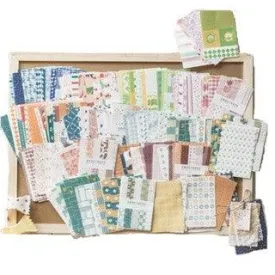 Yanji light retro material paper sweet supply series 50 sheets